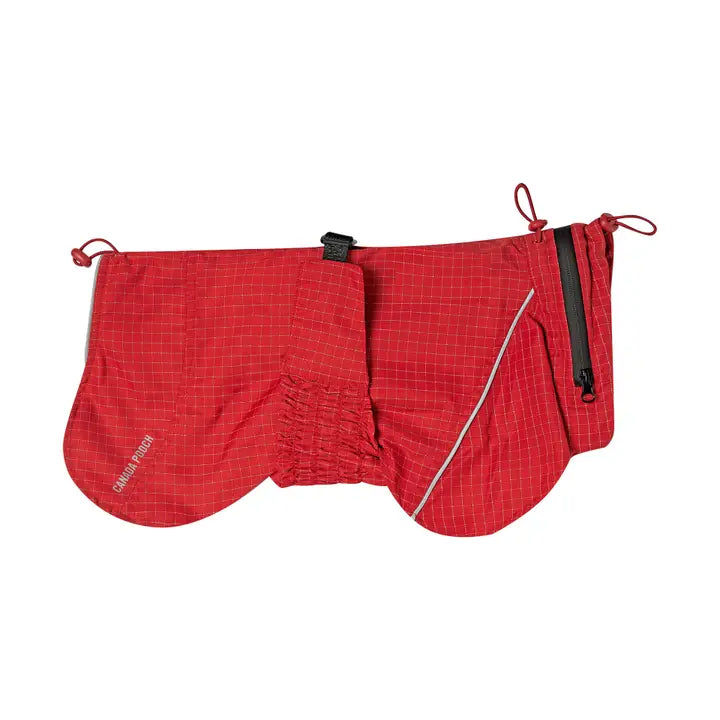 Complete Coverage Raincoat (Red Reflective) For Dogs