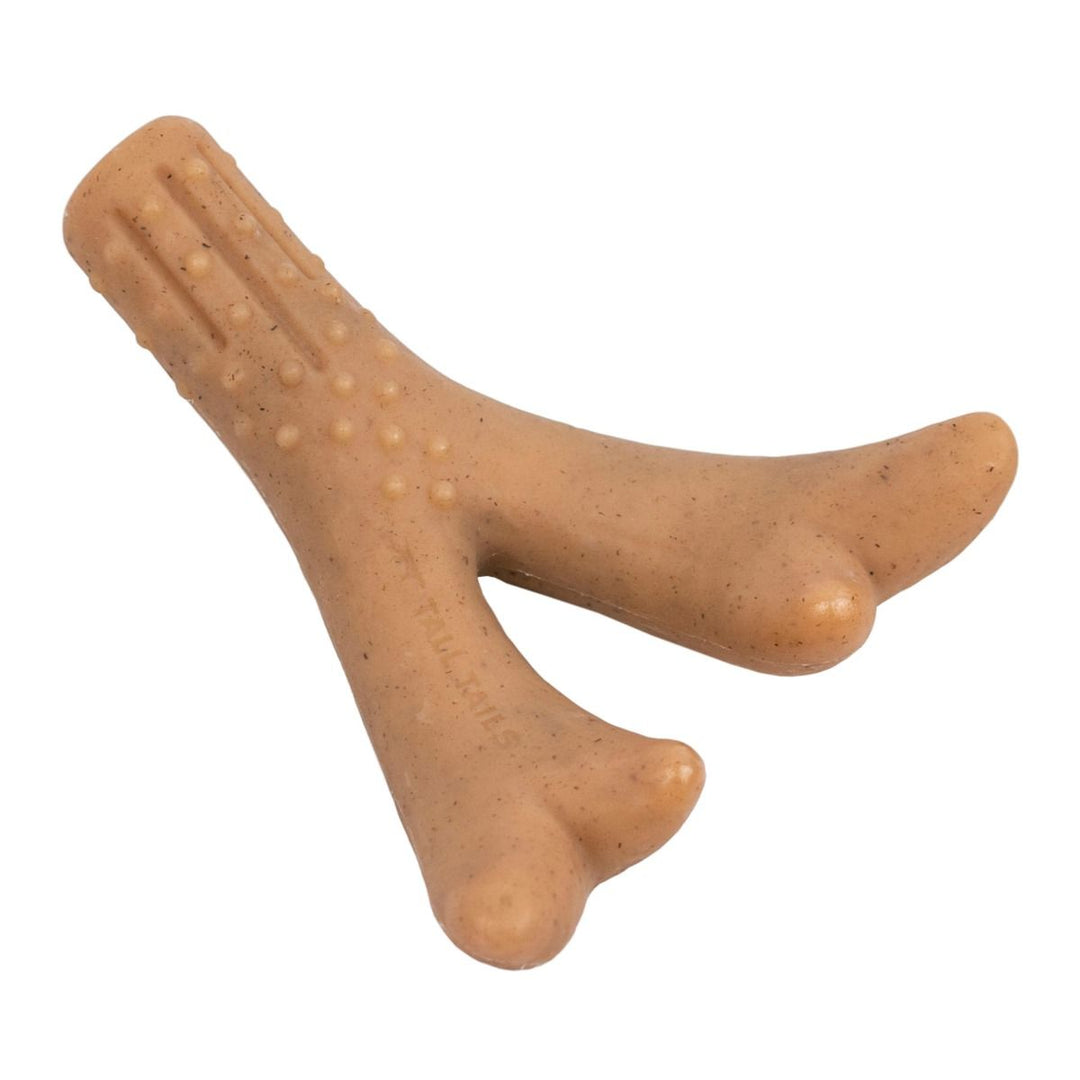 Tall Tails Natural Rubber Antler Chew and Pinecone Dog Toys (2-Pack)