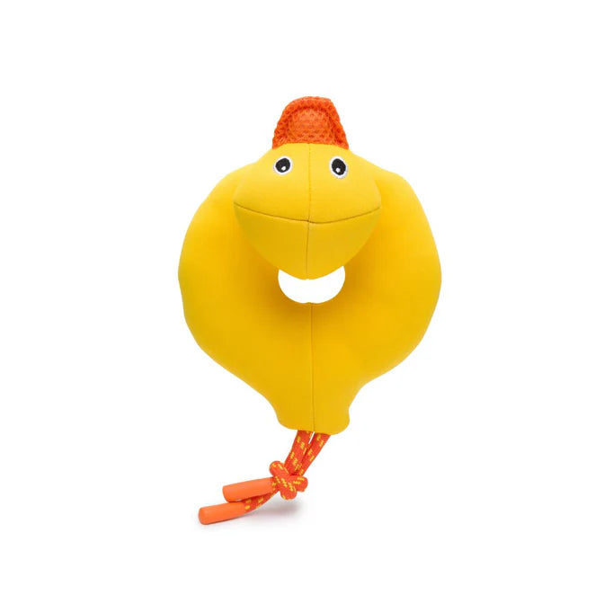 Fabdog Floatie Duck Floating Dog Toy 7"