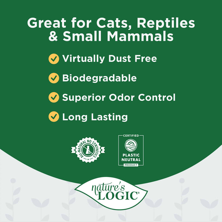 Nature's Logic Pine Pellet Unscented Non-Clumping Cat Litter 24lb
