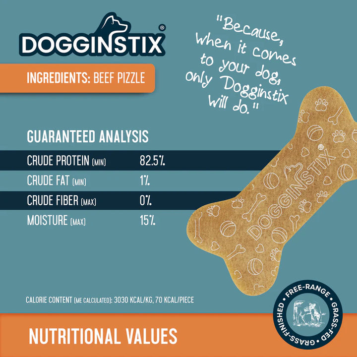 DOGGINSTIX Beef Collagen Collabone Treat for Dogs 6"