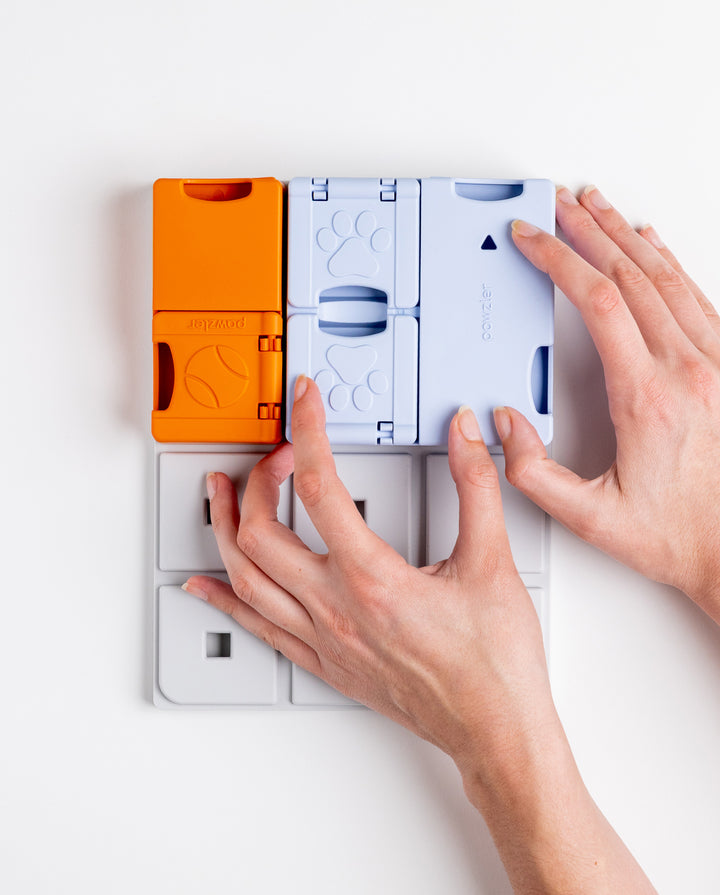 Pawzler Genius Set Modular Puzzle Enrichment and Slow Feeding System
