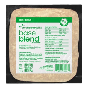 Smallbatch Frozen Duck Base Blend 2lb
