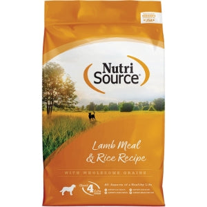 NutriSource Adult Lamb and Rice Dry Dog Food 12lb