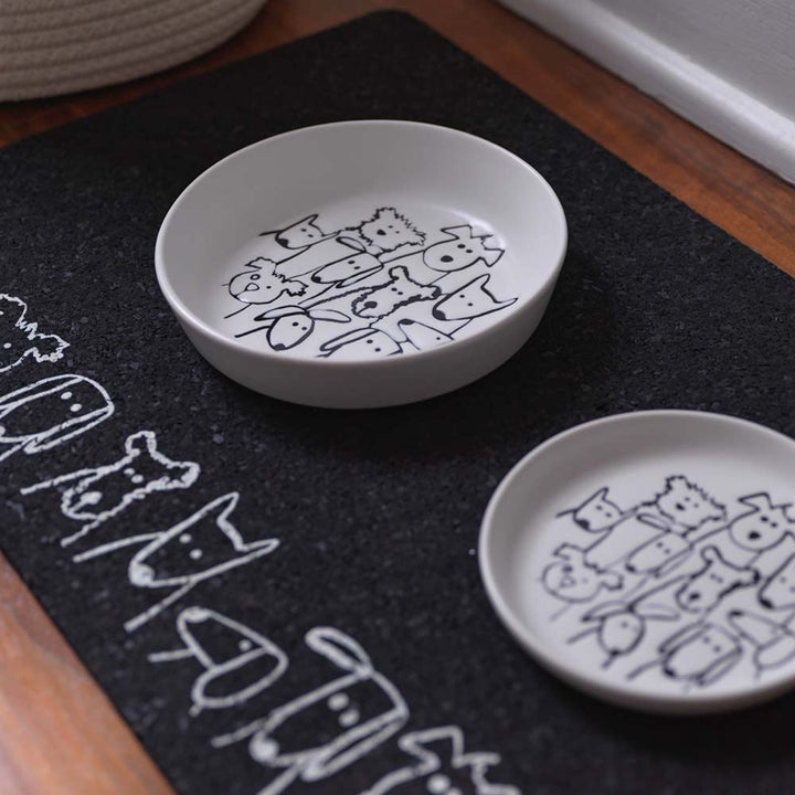 Speckle & Spot Random Dogs Ceramic Pet Bowl