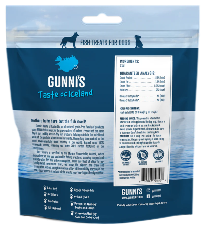 Gunni’s Cod Wafers 5oz