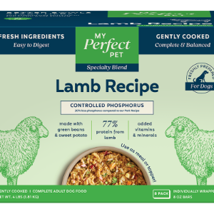 My Perfect Pet Dog Frozen Low Phosphorus Lamb and Rice 4LB