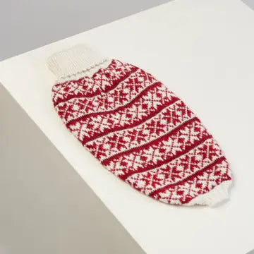 Alqo Wasi Christmas Snowflake Alpaca Blend Sweater