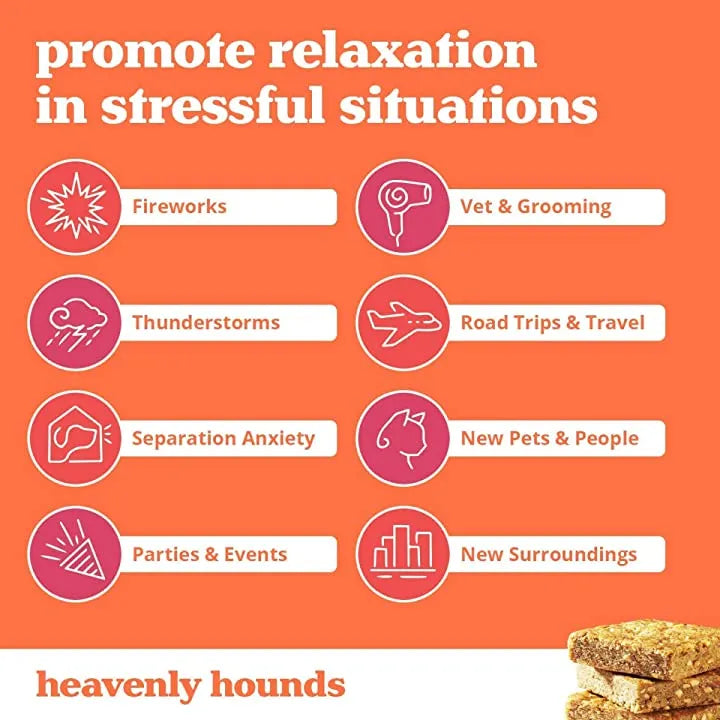 Heavenly Hounds Peanut Butter Relaxation Square 2oz