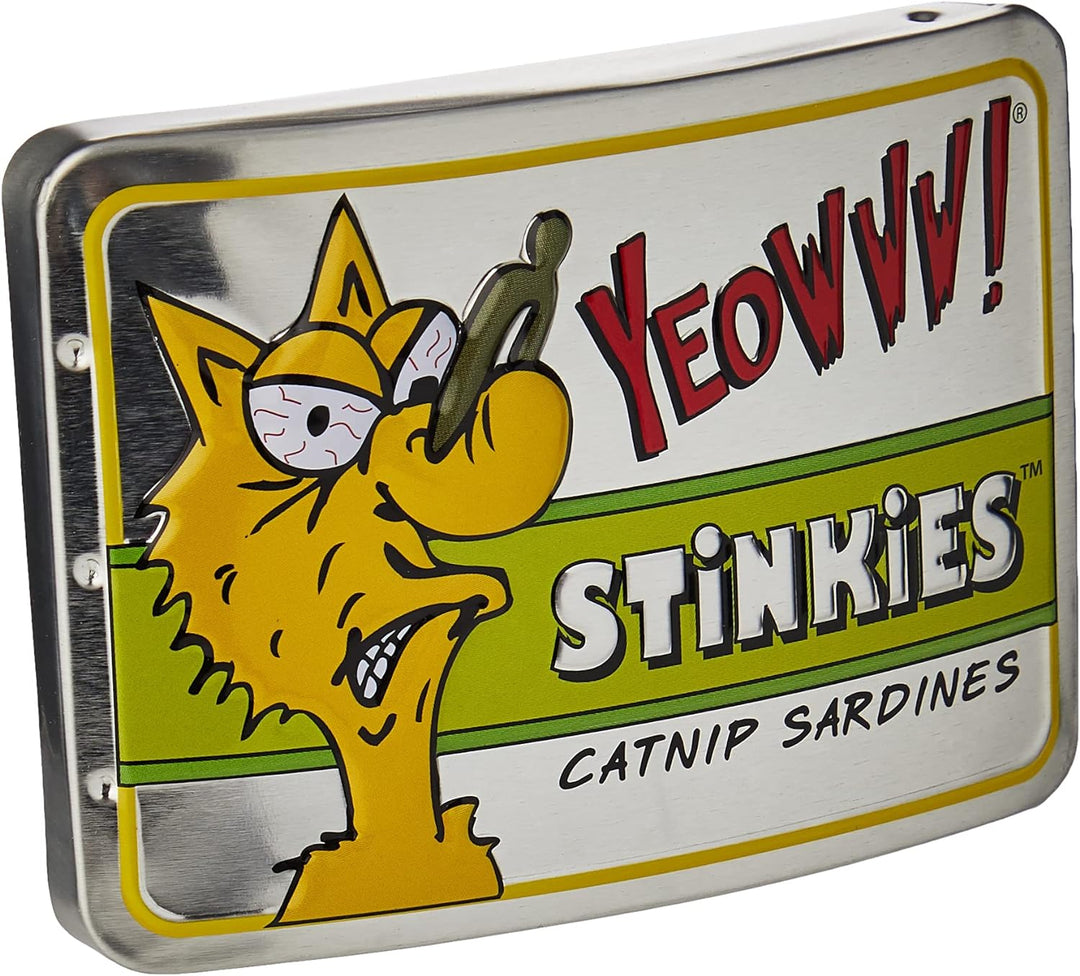 Yeowww! Stinkies Catnip Sardines Tin Cat Toy