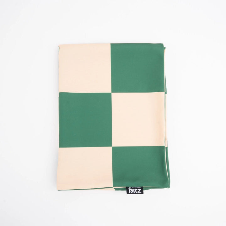 Fritz Bed Cover Green Checkered