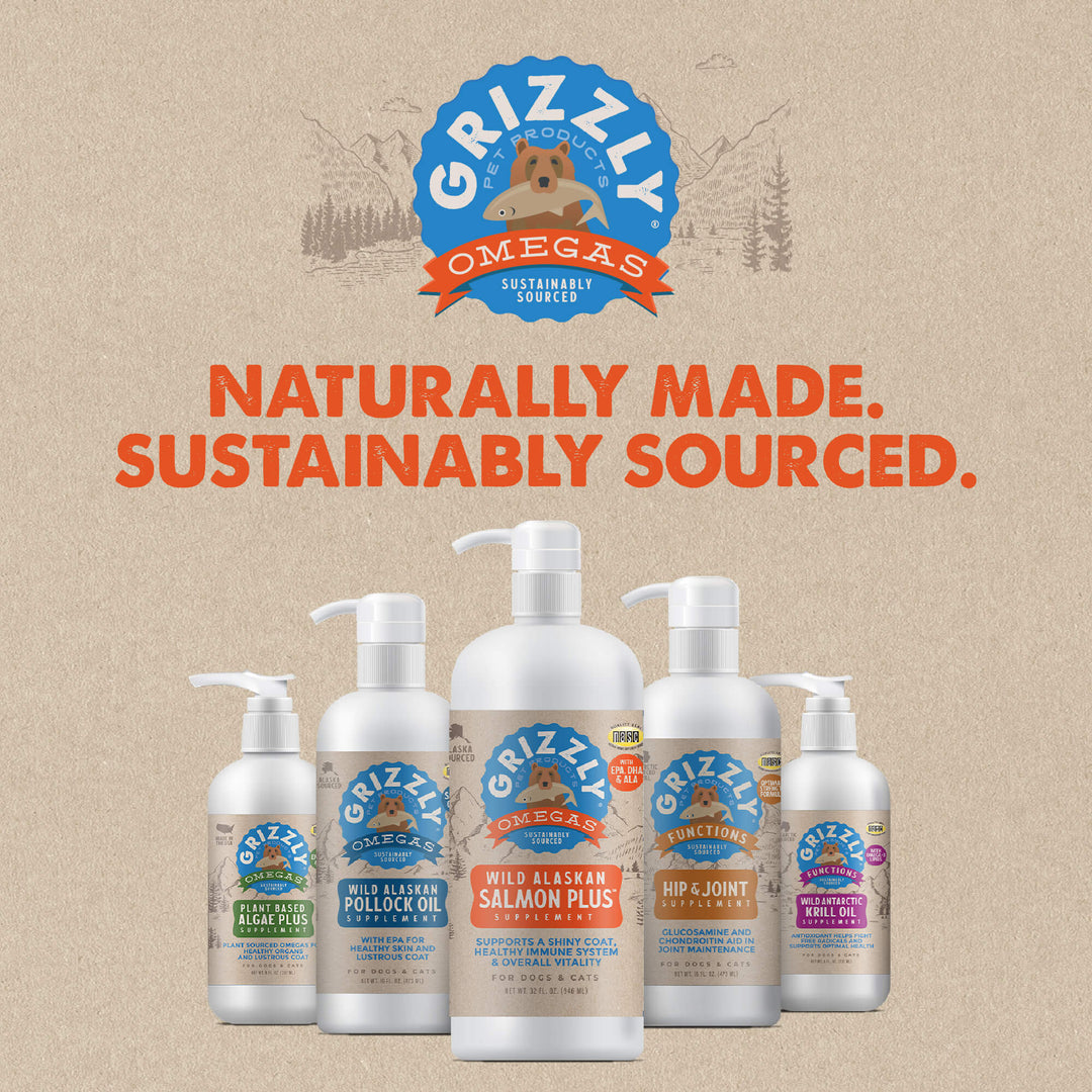 Grizzly Salmon Oil for Dogs or Cats