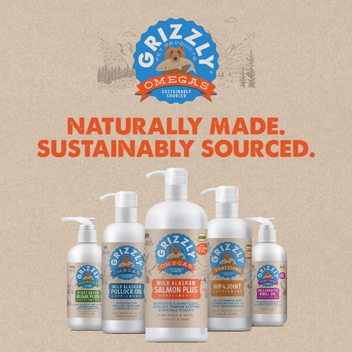 Grizzly Salmon Oil for Dogs or Cats