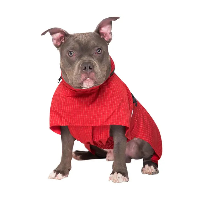 Complete Coverage Raincoat (Red Reflective) For Dogs