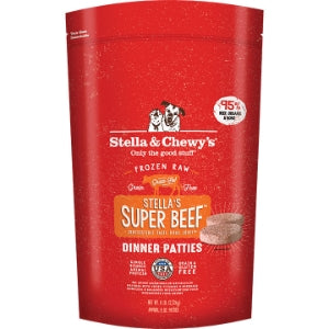 Stella and Chewy's Frozen Stella's Super Beef Patties for Dogs 12lb