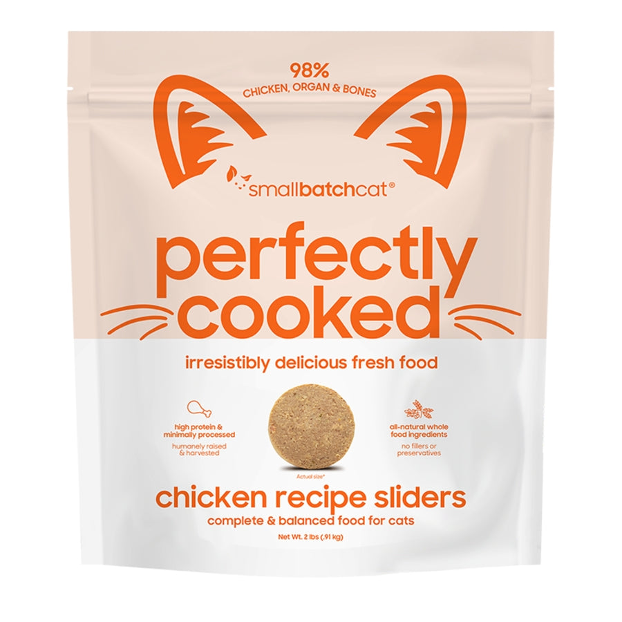 Smallbatch Frozen Perfectly Cooked Chicken For Cats 2lb