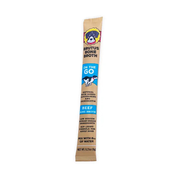 Brutus Broth on the Go Instant Bone Broth Beef Singles 6g