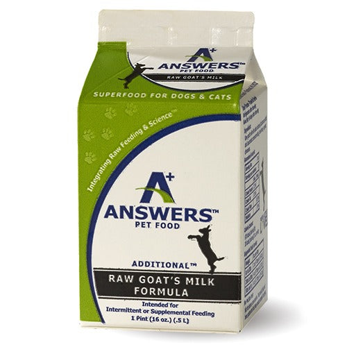 Answers Raw Goat's Milk Pint