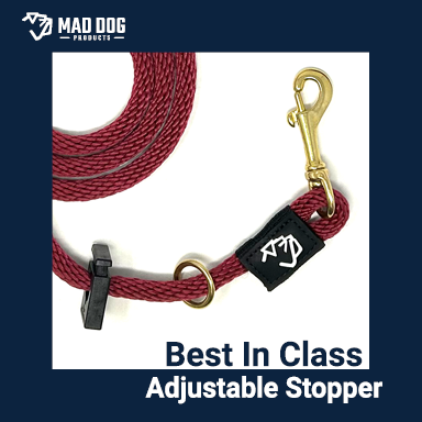 Multipurpose (Slip or Clip Leash) Premium Braided Soft Rope Leash 6ft