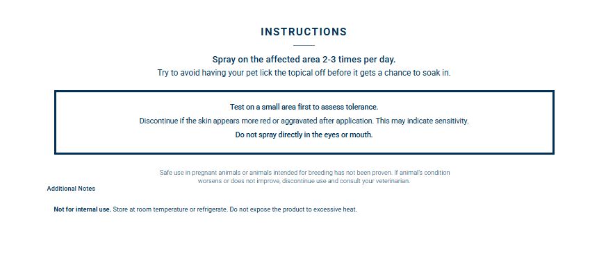Adored Beast Skin Health Spray (Owies and Oopsies) for Topical Cuts, Scrapes, & Sores 60ml