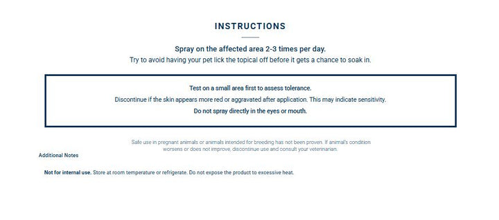 Adored Beast Skin Health Spray (Owies and Oopsies) for Topical Cuts, Scrapes, & Sores 60ml