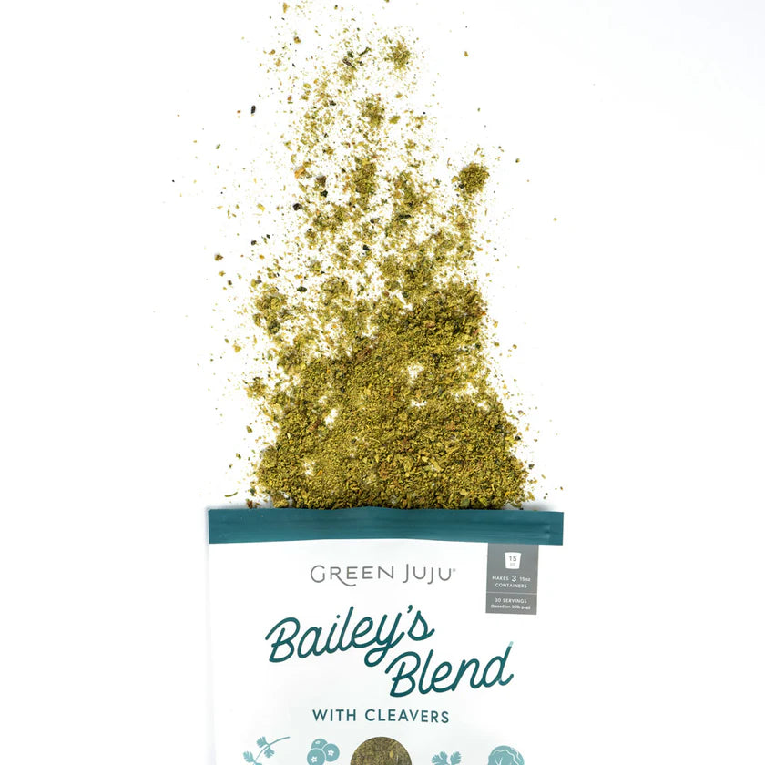 Green Juju Freeze Dried Bailey's Blend with Cleavers 1.75oz