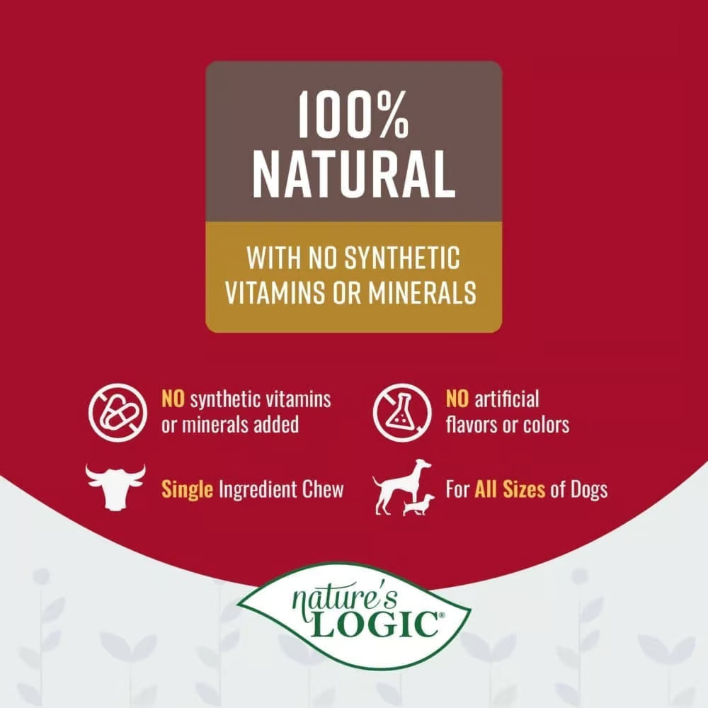 Nature's Logic Beef Pizzle Bully Stick Dog Chew - Single Chew