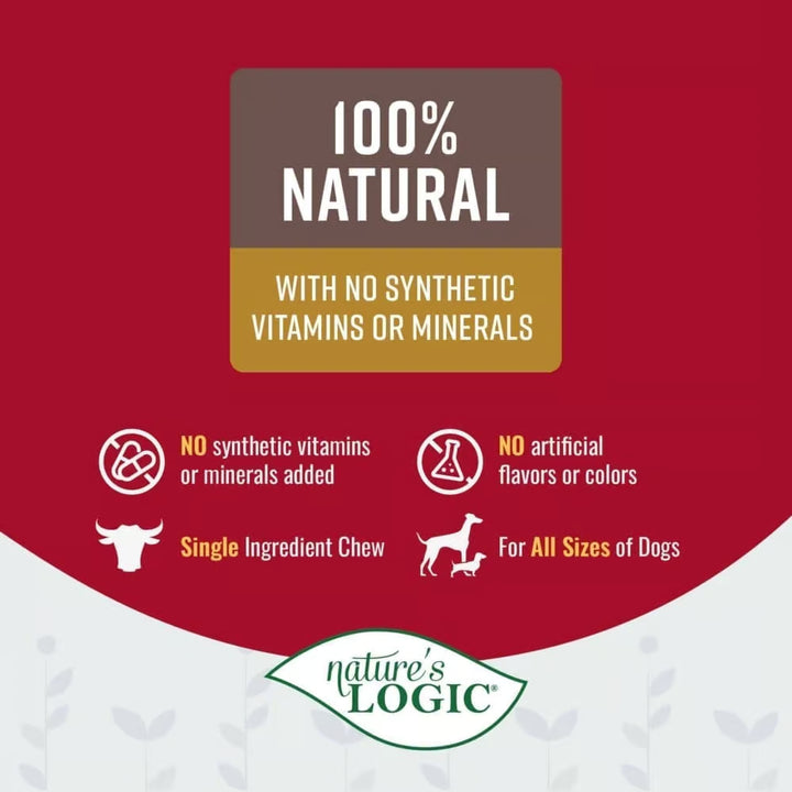 Nature's Logic Beef Pizzle Bully Stick Dog Chew - Single Chew
