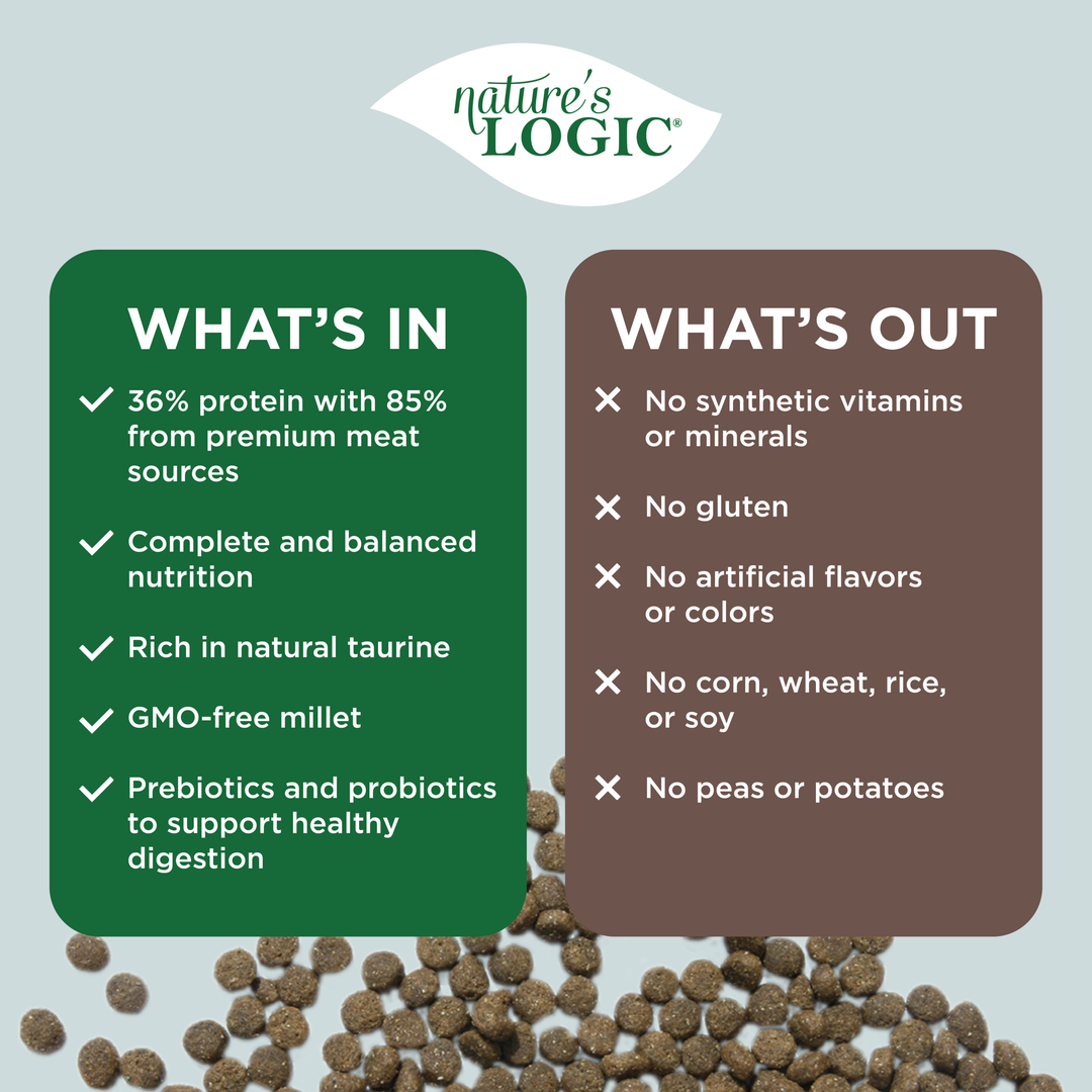 Nature's Logic Canine Chicken Meal Feast All Life Stages Dry Dog Food 4.4lb