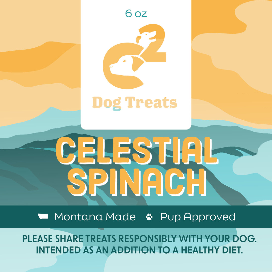 C2 Montana Made Dog Treats Celestial Spinach 6oz