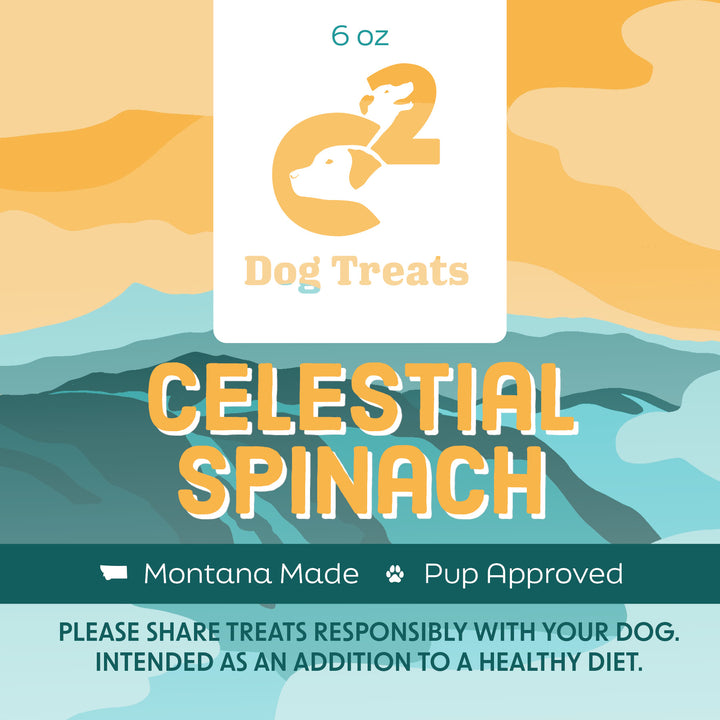 C2 Montana Made Dog Treats Celestial Spinach 6oz