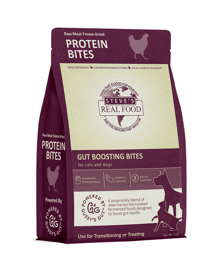 Steve's Real Food Protein Bites Chicken Gut Health 4oz