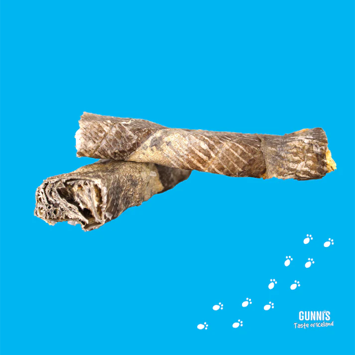 Gunni's Cod Skin Chewy Sticks 8"