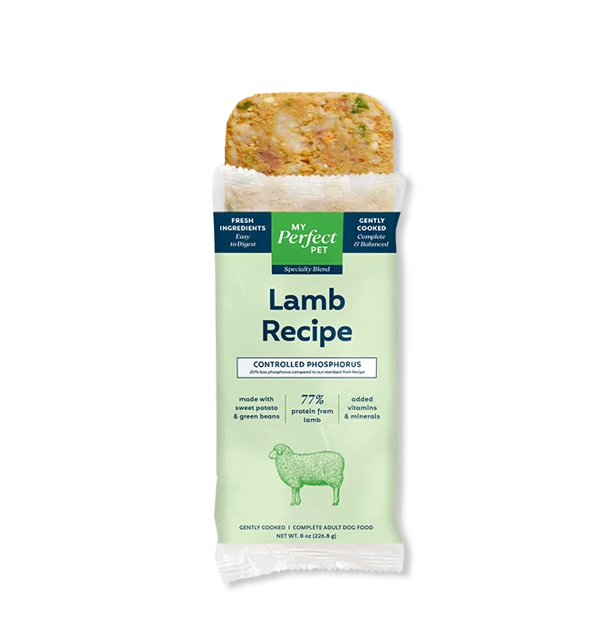 My Perfect Pet Dog Frozen Low Phosphorus Lamb and Rice 4LB