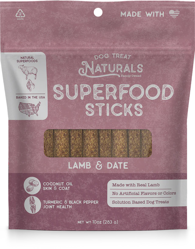 Lamb and Date Superfood Sticks 10oz