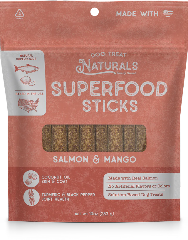 Salmon and Mango Superfood Sticks 10oz