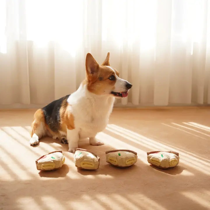 Deep Dish Pizza Enrichment Dog Toy