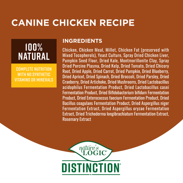 Nature's Logic Distinction Chicken All Life Stages Dry Dog Food 4.4lb
