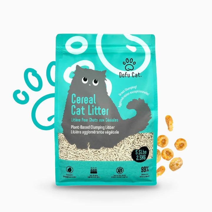 Dofu Clumping Cereal Cat Litter 5.5lb