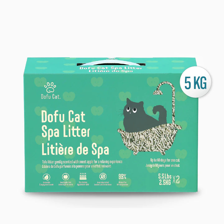 Dofu Cat Tofu Spa Litter - Apple 11lb