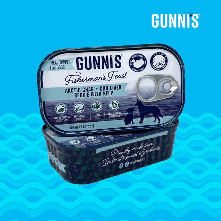 Gunni's Arctic Char & Cod Liver Recipe Food Topper For Dogs 4.5oz