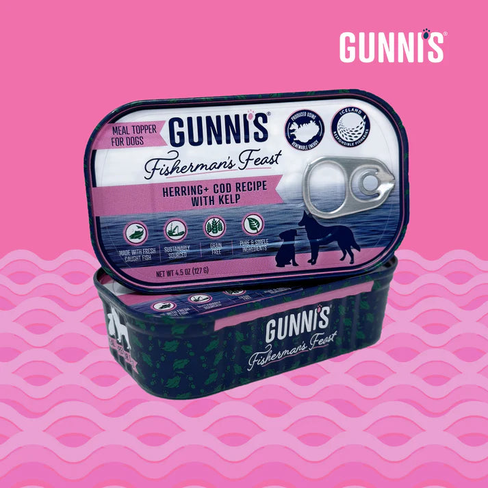 Gunni's Herring & Cod Recipe Food Topper For Dogs 4.5oz