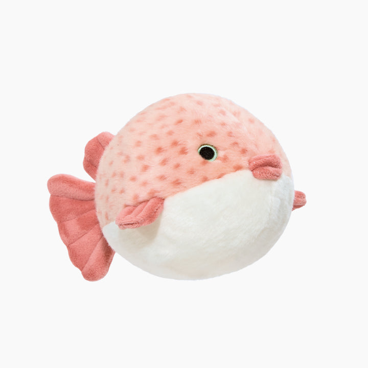 Dottie Puffer Fish Plush Dog Toy