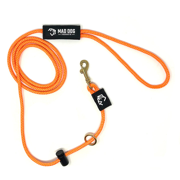 Multipurpose (Slip or Clip Leash) Premium Braided Soft Rope Leash 6ft