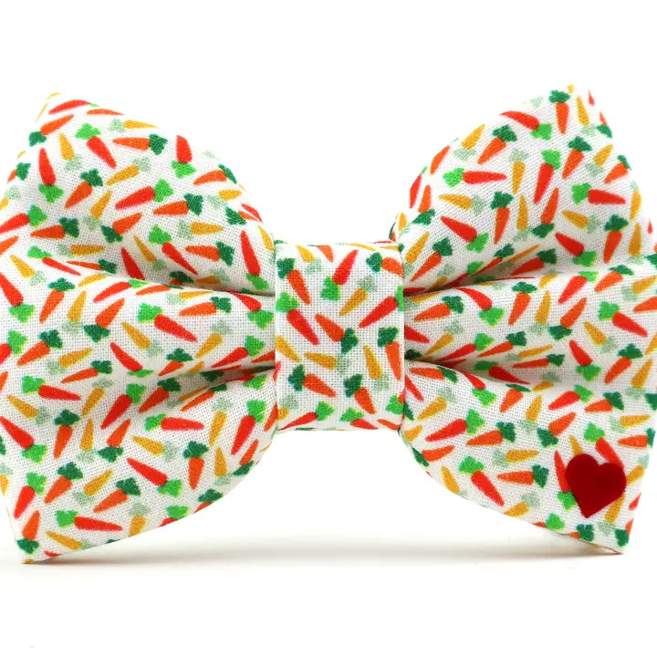 Dubdog Designs Carrots Bow Tie Attachment for Collar