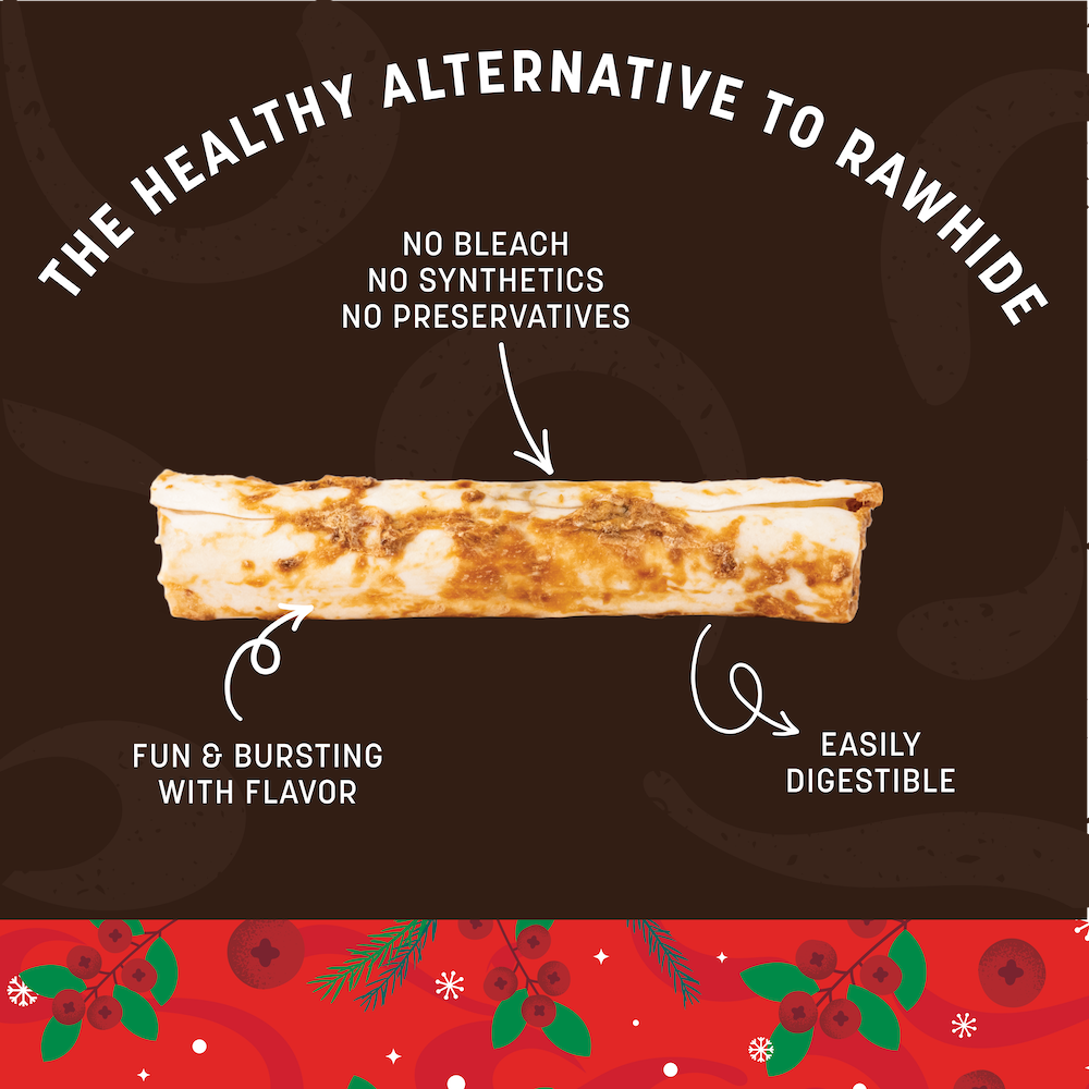 Earth Animal No-Hide Holiday Feast Dog Chew Medium 7"