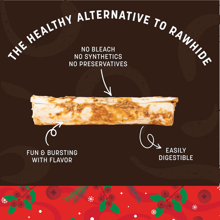 Earth Animal No-Hide Holiday Feast Dog Chew Medium 7"