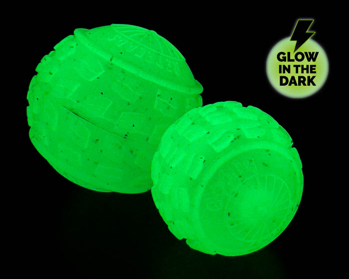 Cycle Dog High Roller Glow in The Dark Ball Medium