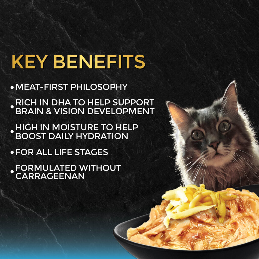 Fussie Cat Premium Tuna with Small Anchovies in Gravy Canned Wet Cat Food 2.82oz - Single Can