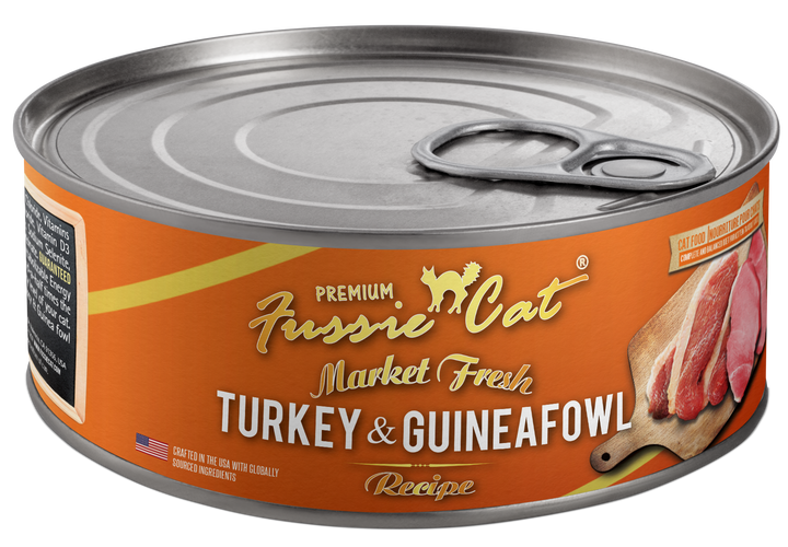 Fussie Cat Market Fresh Turkey & Guineafowl Canned Wet Cat Food 5.5oz - Case of 24